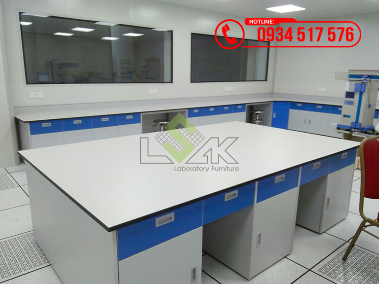 Bàn thí nghiệm áp trung tâm bàn chuẩn bị mẫu, bàn thí nghiệm phòng thí nghiệm xưởng dệt vải