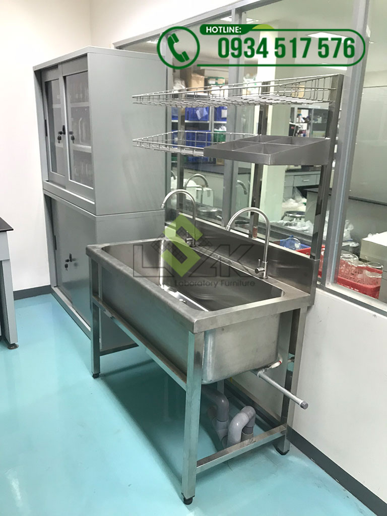 Bồn rửa inox phòng thí nghiệm