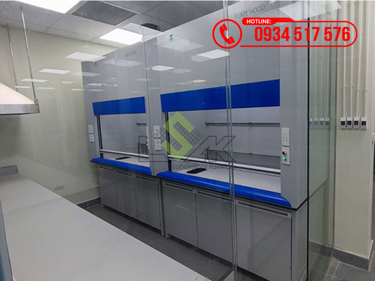 Tủ hút khí độc phòng thí nghiệm nhà máy sản xuất thức ăn chăn nuôi