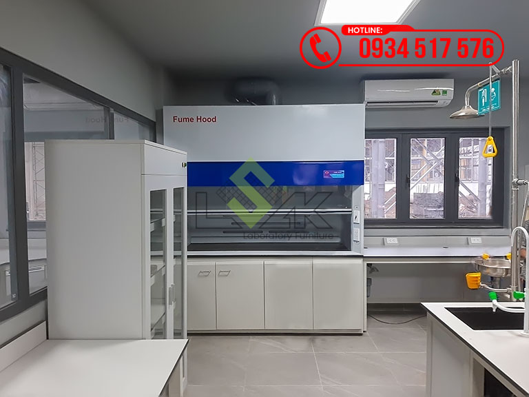 Tủ hút khí độc phòng thí nghiệm, tủ đựng hóa chất phòng thí nghiệm
