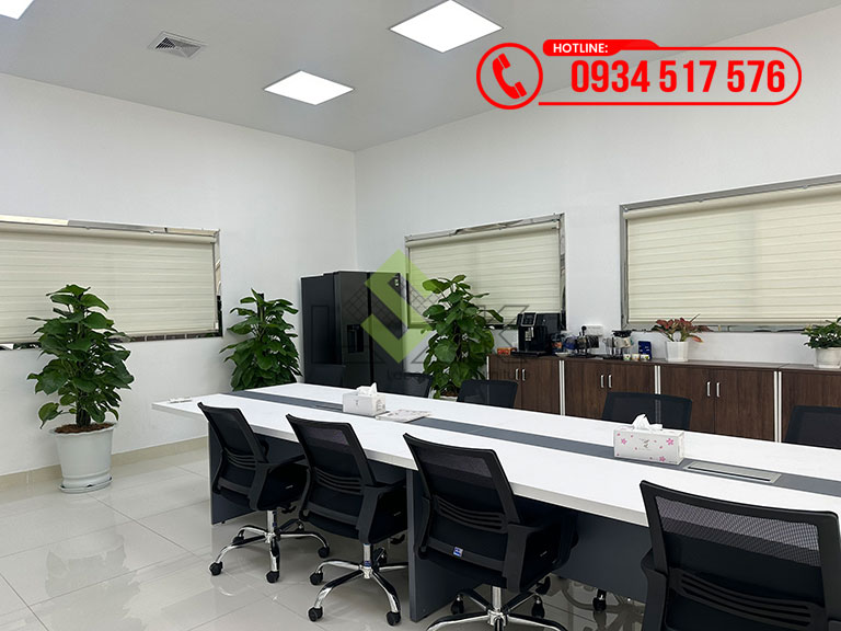 Bàn họp văn phòng dài 4m thiết kế sang trọng