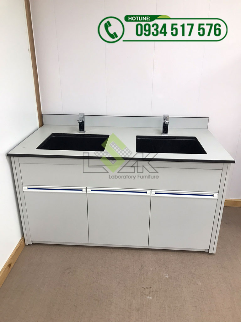 Bàn chậu rửa đôi phòng thí nghiệm