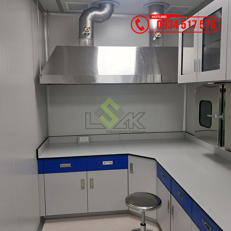 Chụp hút mùi inox phòng thí nghiệm