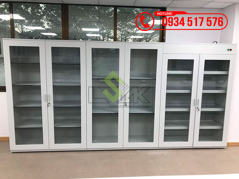 Tủ đựng dụng cụ và tủ đựng hóa chất phòng thí nghiệm