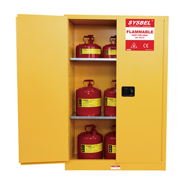Tủ đựng hóa chất chống cháy 45 Gallon – 170 lít, cửa không tự đóng Model: WA810450