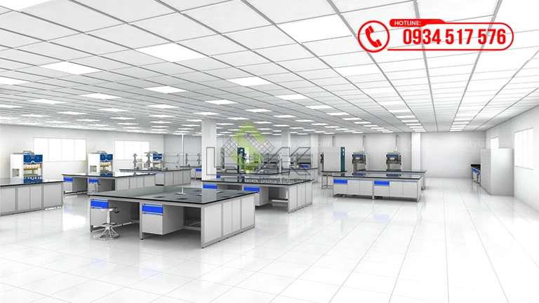 Thiết kế phòng lab R&D Nhà máy Công ty TNHH Coronet Việt Nam