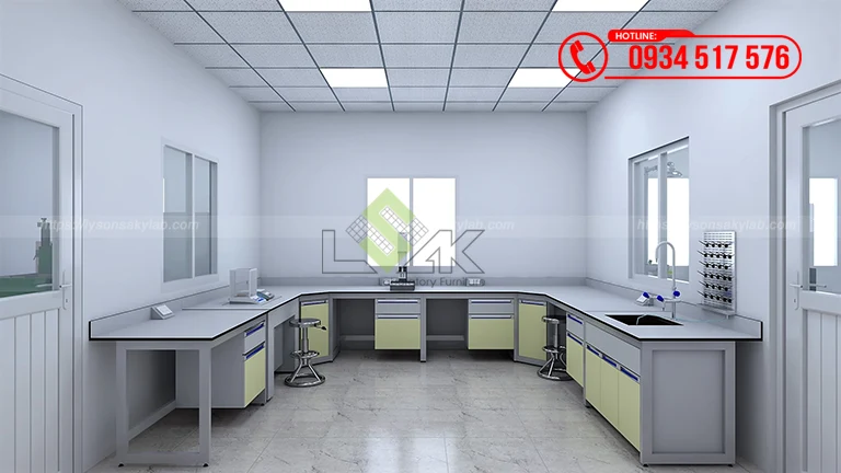 Thiết kế phòng lab Nhà máy sản xuất xỉ titan tại Bình Thuận