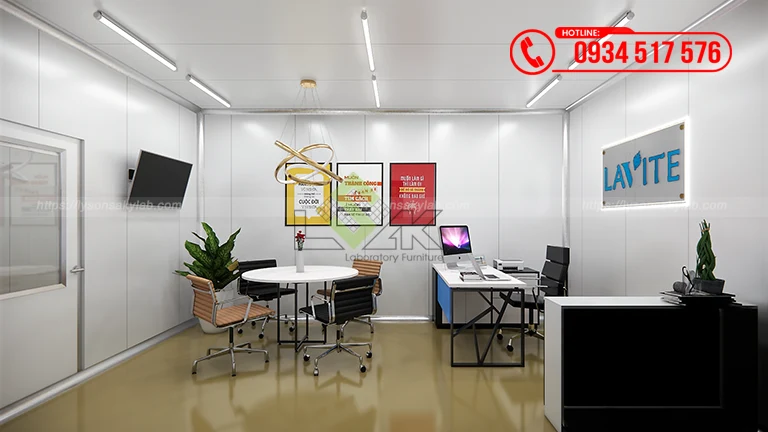 Thiết kế phòng lab Nhà máy Đông trùng Hạ thảo Hector Lavite