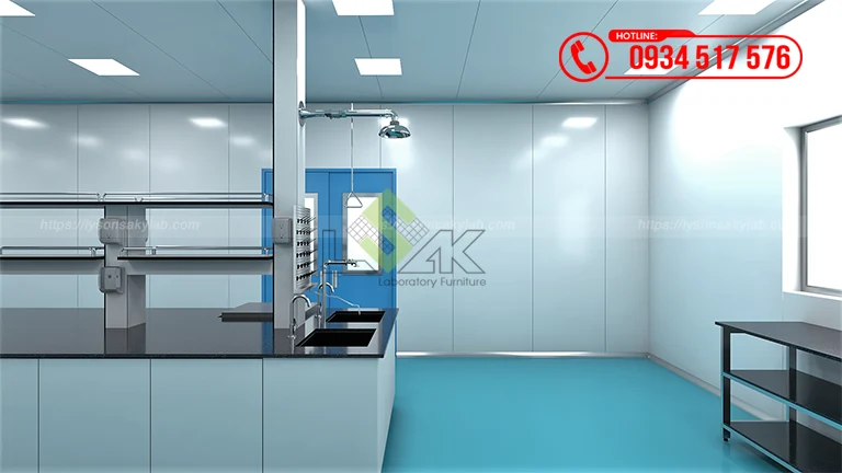 Thiết kế phòng lab R&D Công ty Cổ Phần Dược phẩm SaVi (Savipharm)