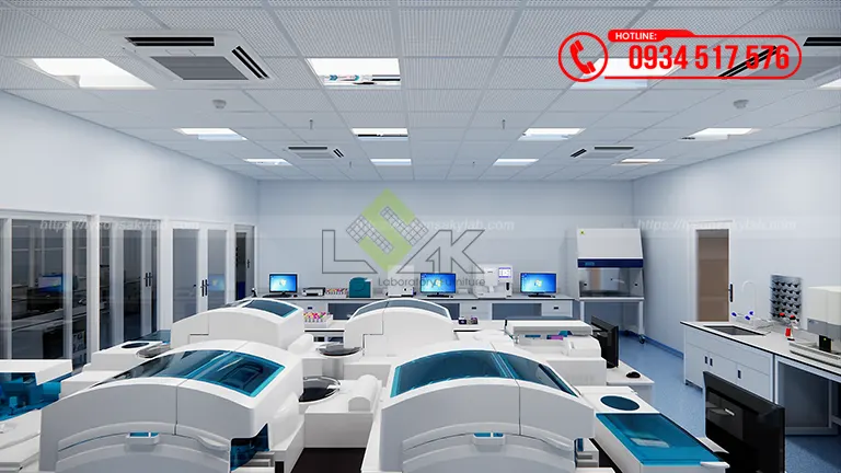 Thiết kế phòng xét nghiệm Bệnh viện Đa khoa Vạn An