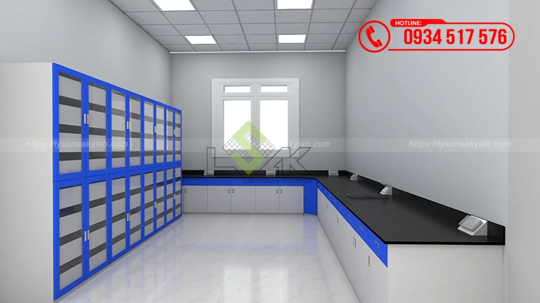 Thiết kế phòng lab R&D nhà máy sản xuất mực in Công ty TNHH Mực In Great World Việt Nam
