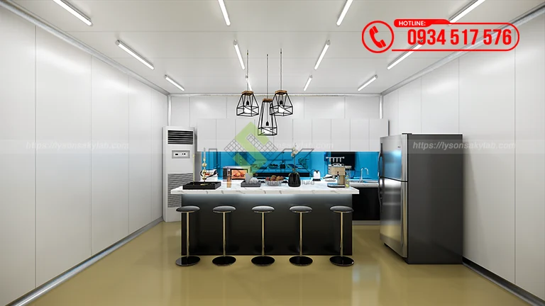 Thiết kế phòng lab Nhà máy Đông trùng Hạ thảo Hector Lavite