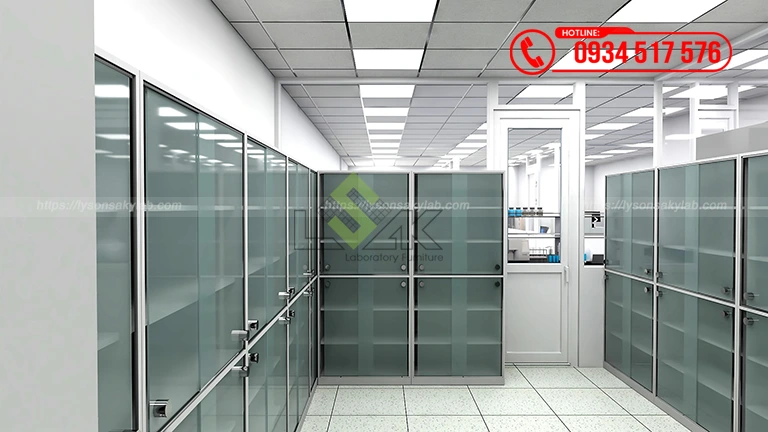 Thiết kế phòng lab Nhà máy sản xuất thức ăn chăn nuôi Công ty TNHH Hải Đại Vĩnh Long