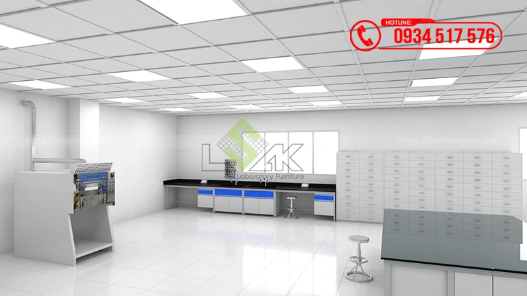 Thiết kế phòng lab R&D Nhà máy Công ty TNHH Coronet Việt Nam