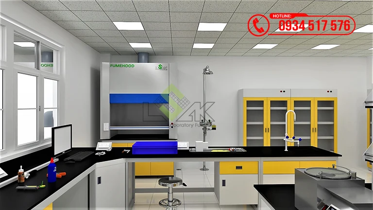 Thiết kế phòng lab R&D nhà máy sản xuất keo dán công nghiệp Công ty TNHH Techbond MFG (Việt Nam)