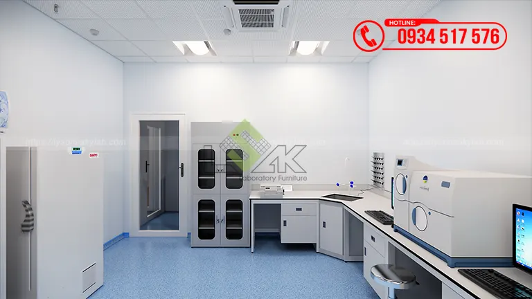 Thiết kế phòng xét nghiệm Bệnh viện Đa khoa Vạn An