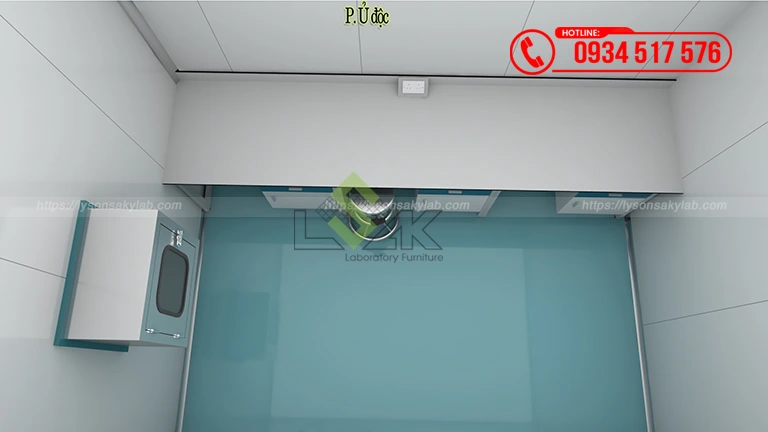 Thiết kế phòng lab R&D, QC Nhà máy sản xuất thuốc Thú Y và Thủy Sản Công ty Cổ Phần UV