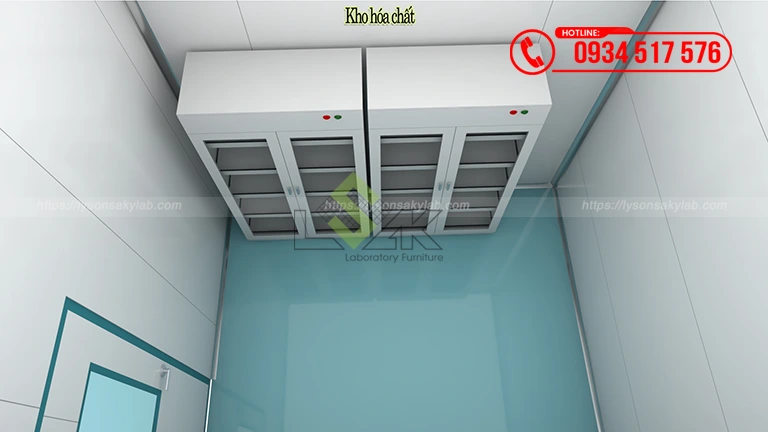 Thiết kế phòng lab R&D, QC Nhà máy sản xuất thuốc Thú Y và Thủy Sản Công ty Cổ Phần UV