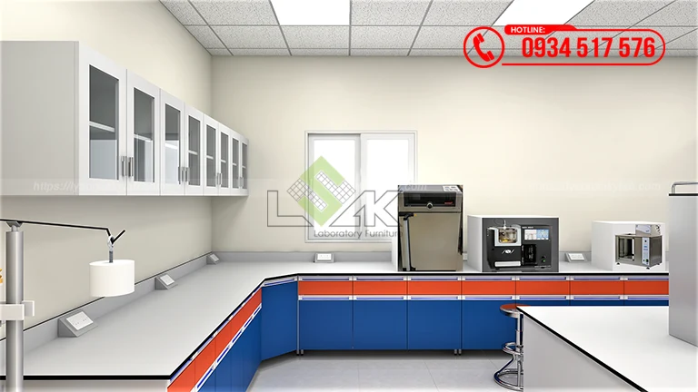 Thiết kế phòng lab Nhà máy Sản xuất Dầu khí Công ty Cổ phần Dầu khí Đông Phương (Orient Oil)