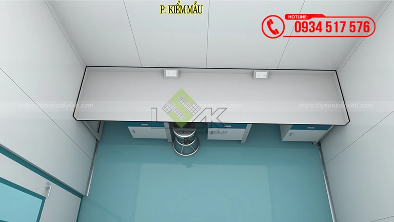 Thiết kế phòng lab R&D, QC Nhà máy sản xuất thuốc Thú Y và Thủy Sản Công ty Cổ Phần UV