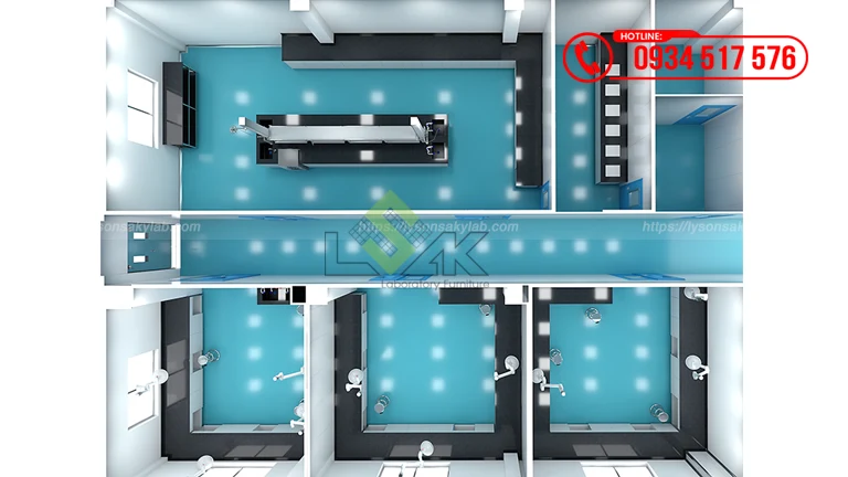 Thiết kế phòng lab R&D Công ty Cổ Phần Dược phẩm SaVi (Savipharm)