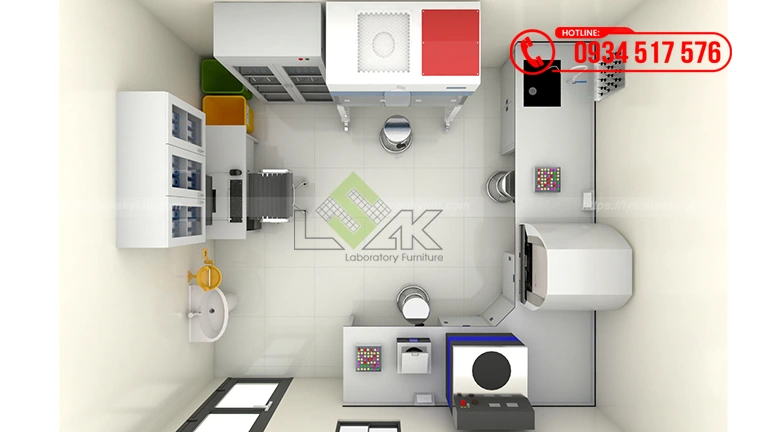 Thiết kế Khoa Xét nghiệm Bệnh viện Quốc Tế Mỹ – AIH
