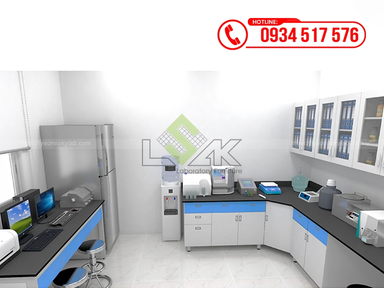 Thiết kế nội thất phòng thí nghiệm Trang trại bò sữa Vinamilk Tây Ninh