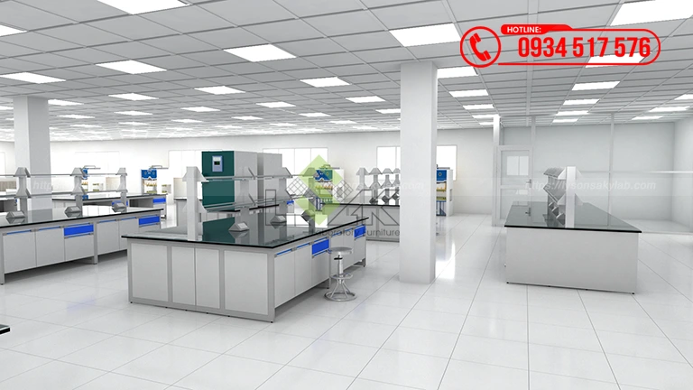 Thiết kế phòng lab R&D Nhà máy Công ty TNHH Coronet Việt Nam