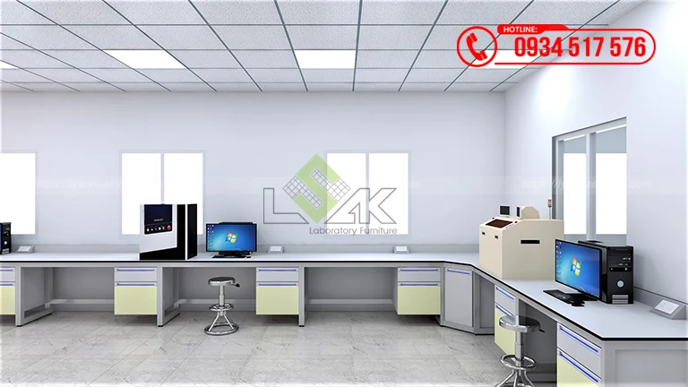 Thiết kế phòng lab Nhà máy sản xuất xỉ titan tại Bình Thuận