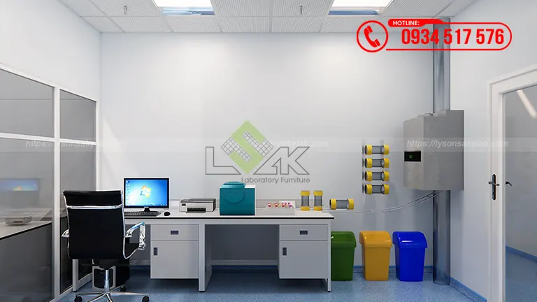 Thiết kế phòng xét nghiệm Bệnh viện Đa khoa Vạn An