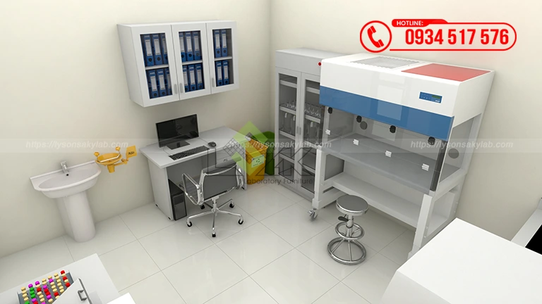 Thiết kế Khoa Xét nghiệm Bệnh viện Quốc Tế Mỹ – AIH