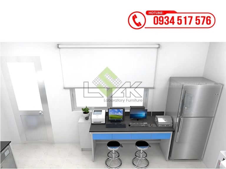 Thiết kế nội thất phòng thí nghiệm Trang trại bò sữa Vinamilk Tây Ninh