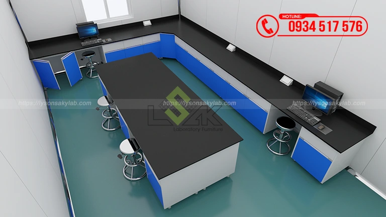 Thiết kế phòng lab Công ty TNHH Xindadong Textiles (Việt Nam) Giai đoạn 2