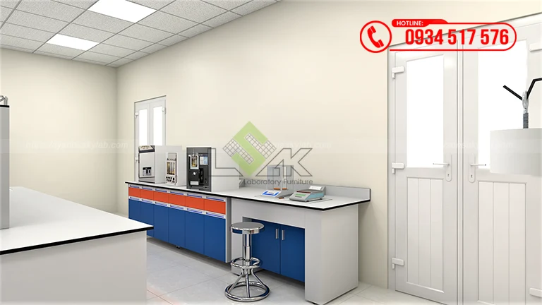 Thiết kế phòng lab Nhà máy Sản xuất Dầu khí Công ty Cổ phần Dầu khí Đông Phương (Orient Oil)