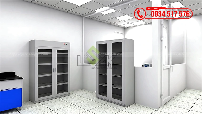 Thiết kế phòng lab Nhà máy sản xuất thức ăn chăn nuôi Công ty TNHH Hải Đại Vĩnh Long