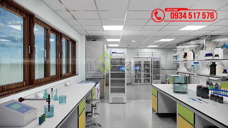 Thiết kế phòng lab Nghiên cứu và Phát triển (R&D) Công Nghệ Enzyme