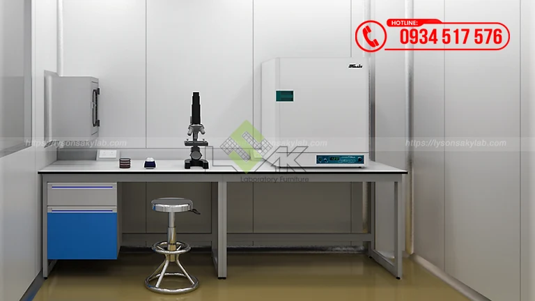 Thiết kế phòng lab Nhà máy Đông trùng Hạ thảo Hector Lavite