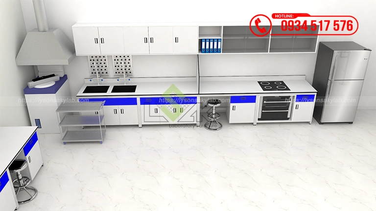 Thiết kế phòng lab QC nhà máy sản xuất sữa và đồ uống từ sữa DenEast (Giai đoạn 1)