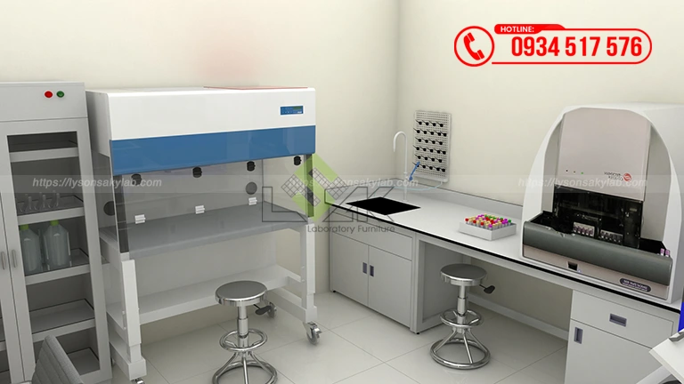 Thiết kế Khoa Xét nghiệm Bệnh viện Quốc Tế Mỹ – AIH