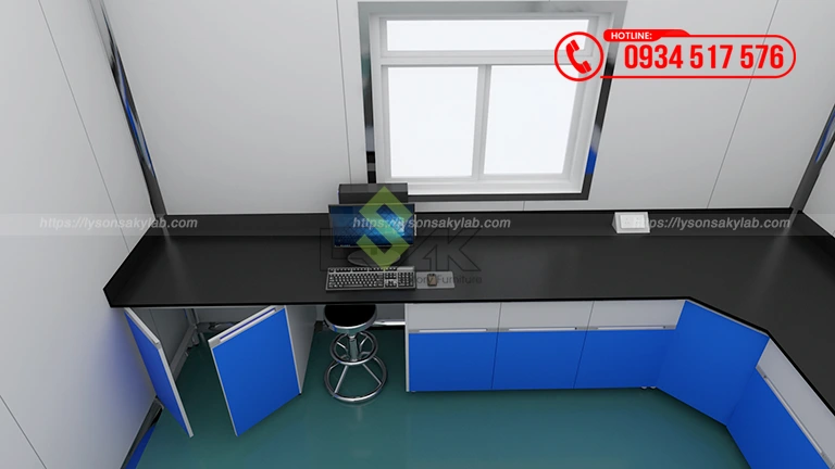 Thiết kế phòng lab Công ty TNHH Xindadong Textiles (Việt Nam) Giai đoạn 2