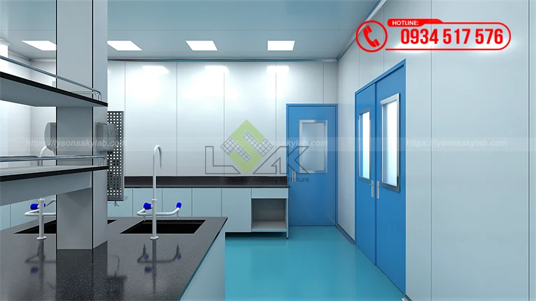 Thiết kế phòng lab R&D Công ty Cổ Phần Dược phẩm SaVi (Savipharm)