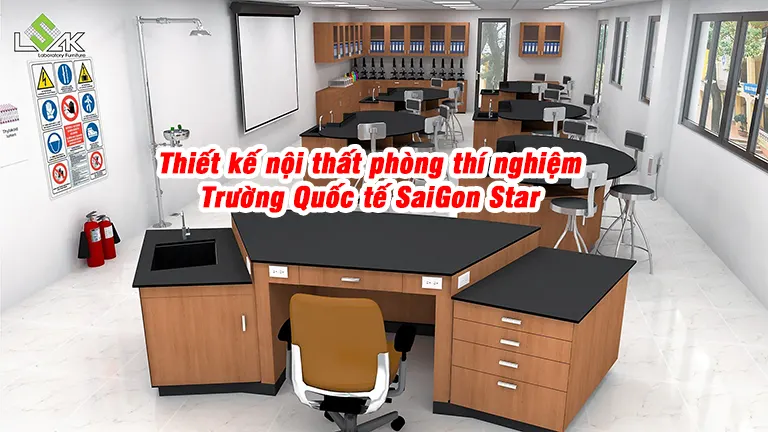Thiết kế phòng thí nghiệm Trường Quốc tế SaiGon Star