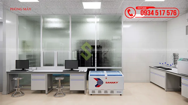 Thiết kế phòng xét nghiệm Bệnh viện Chợ Rẫy