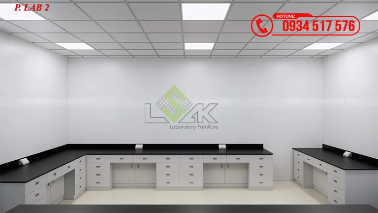 Thiết kế phòng lab Nhà máy hóa chất, thuốc nhuộm cho ngành dệt may Công ty TNHH Quốc Tế Kim Điền (J&J Dyestuff Group)