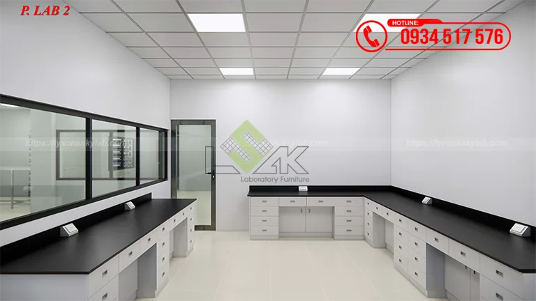 Thiết kế phòng lab Nhà máy hóa chất, thuốc nhuộm cho ngành dệt may Công ty TNHH Quốc Tế Kim Điền (J&J Dyestuff Group)