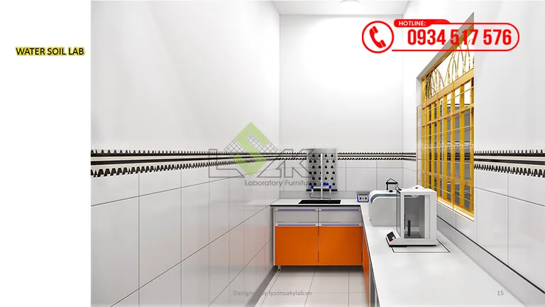Thiết kế phòng thí nghiệm Trung tâm Nghiên cứu Đổi mới Thủy sản Công ty TNHH Sunjin Vina