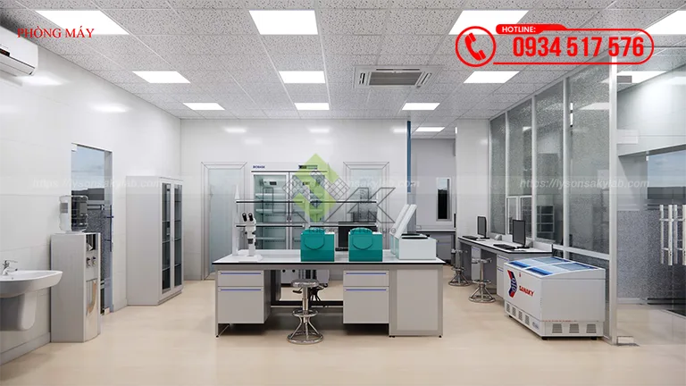 Thiết kế phòng xét nghiệm Bệnh viện Chợ Rẫy