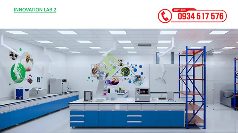 Thiết kế phòng lab Innovation Center Công ty TNHH Azelis Việt Nam