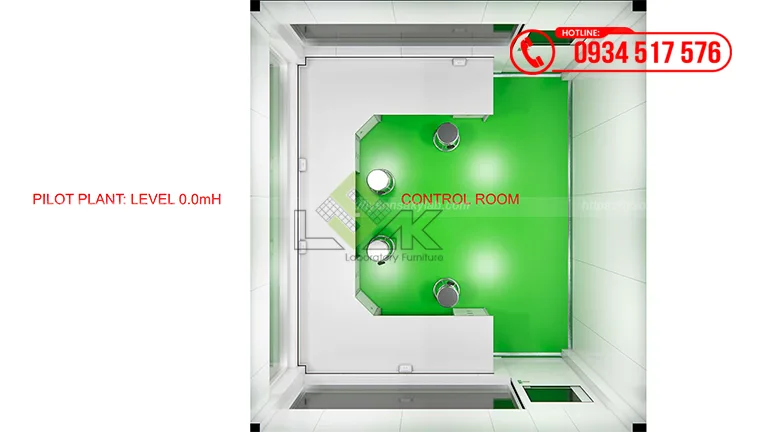 Thiết kế phòng lab nhà máy Công ty TNHH Cà Phê Outspan Việt Nam