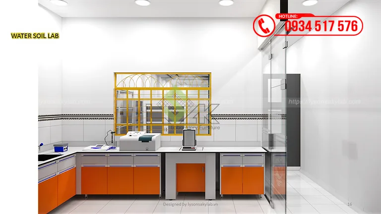 Thiết kế phòng thí nghiệm Trung tâm Nghiên cứu Đổi mới Thủy sản Công ty TNHH Sunjin Vina